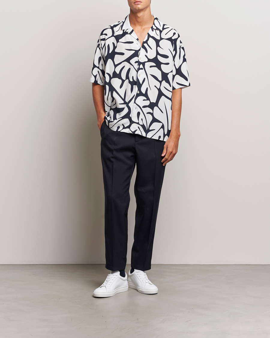 Herren | Hemden | BOSS BLACK | Drew Short Sleeve Shirt Dark Blue