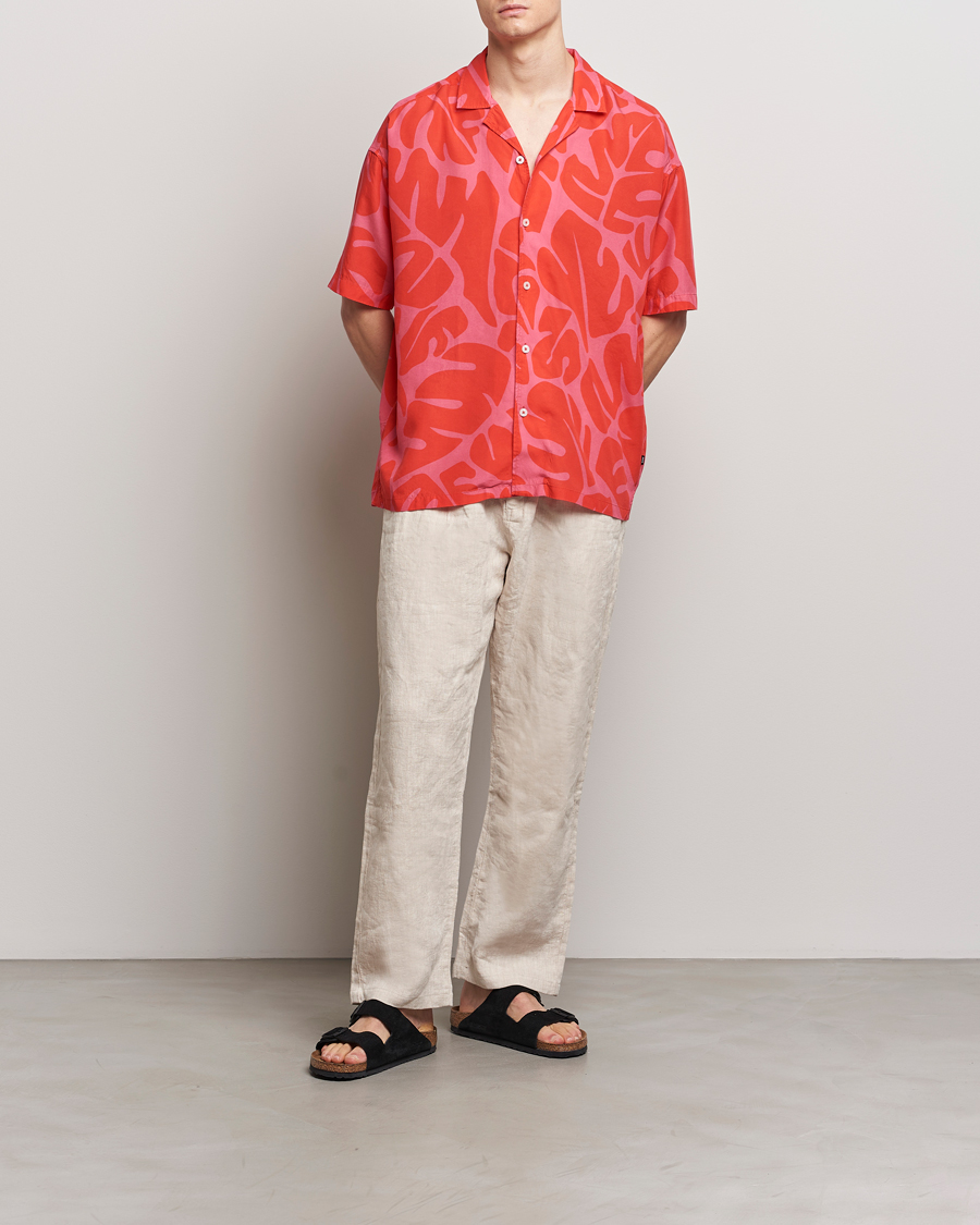 Herren | Hemden | BOSS BLACK | Drew Short Sleeve Shirt Bright Red