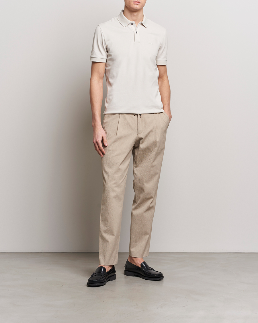 Herren | Poloshirts | BOSS BLACK | Pallas Polo Open White