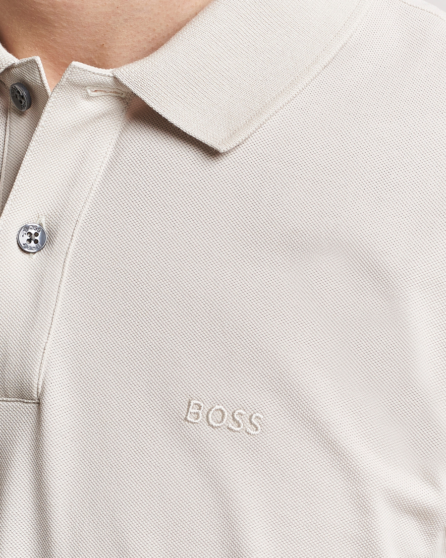 Herren | Poloshirts | BOSS BLACK | Pallas Polo Open White