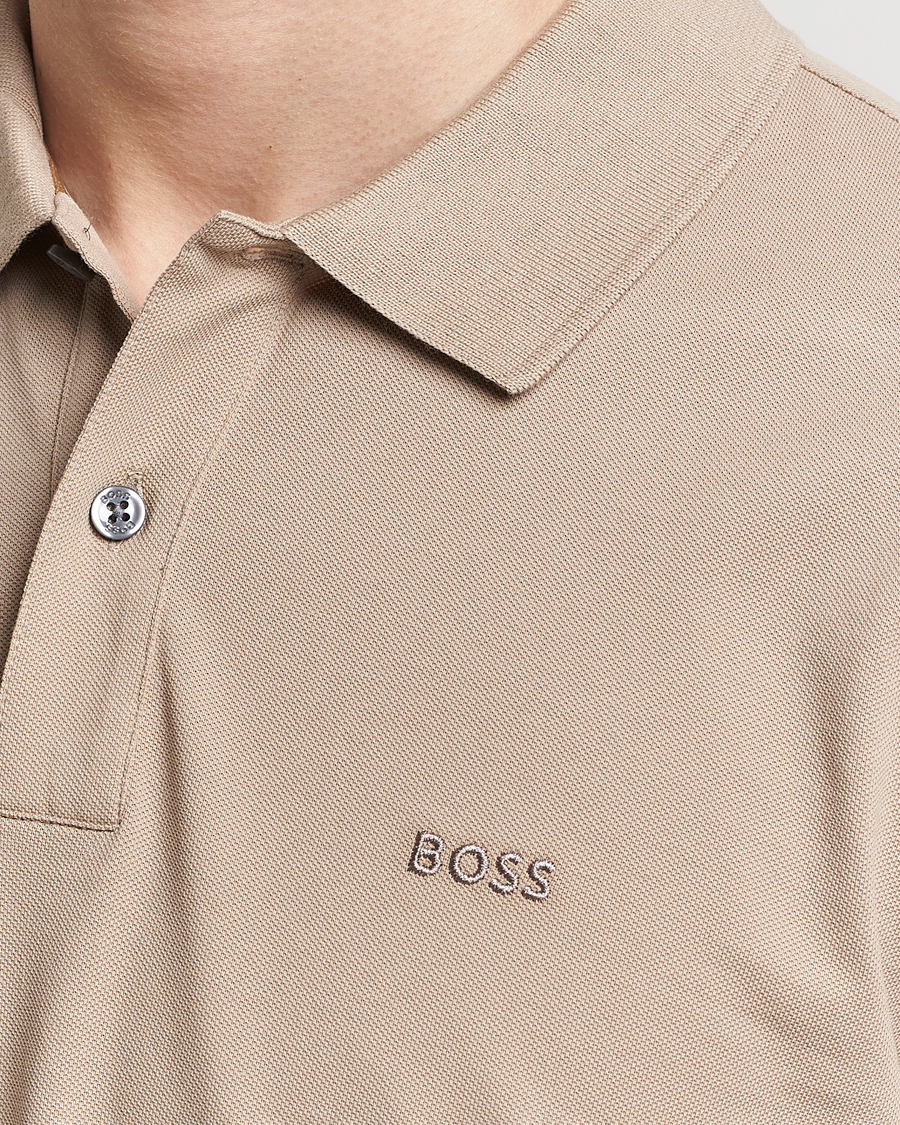 Herren | Poloshirts | BOSS BLACK | Pallas Polo Dark Beige