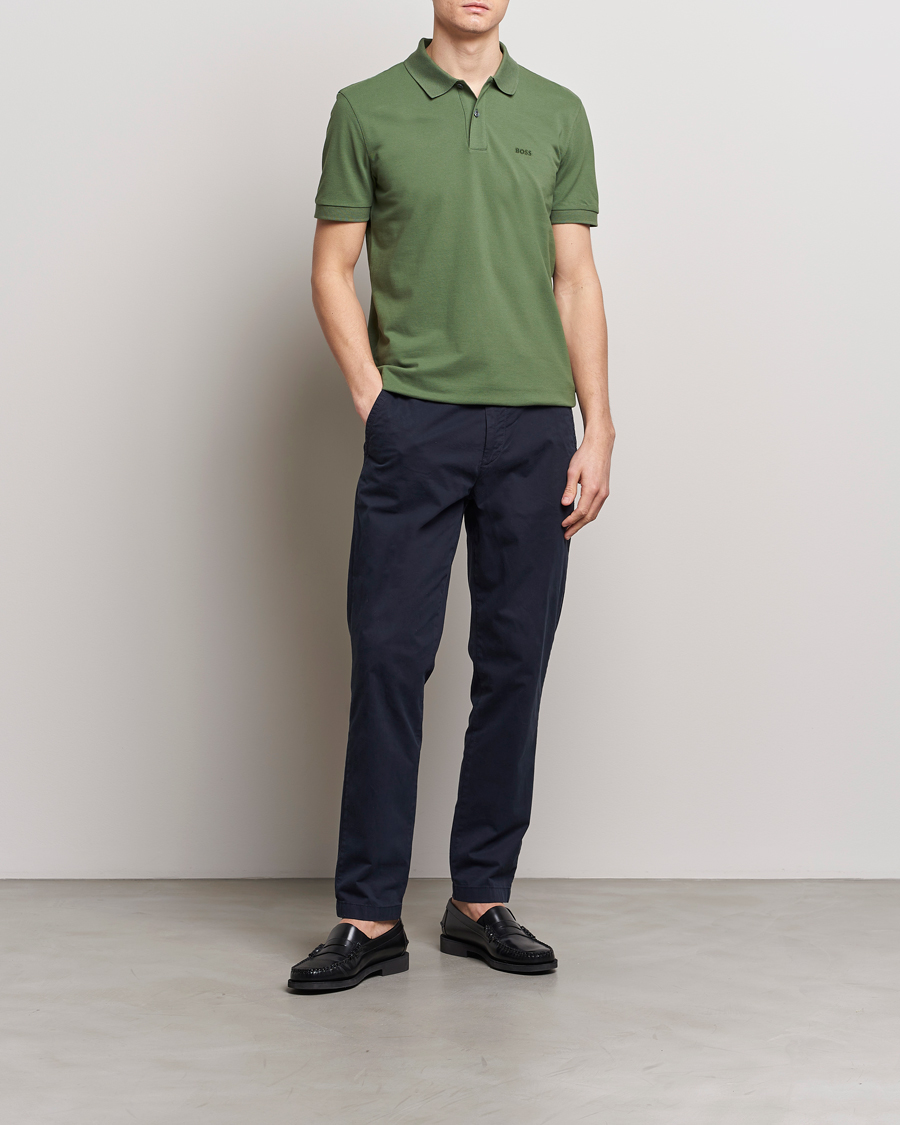 Herren | Poloshirts | BOSS BLACK | Pallas Polo Open Green