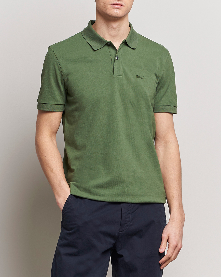 Herren | Poloshirts | BOSS BLACK | Pallas Polo Open Green