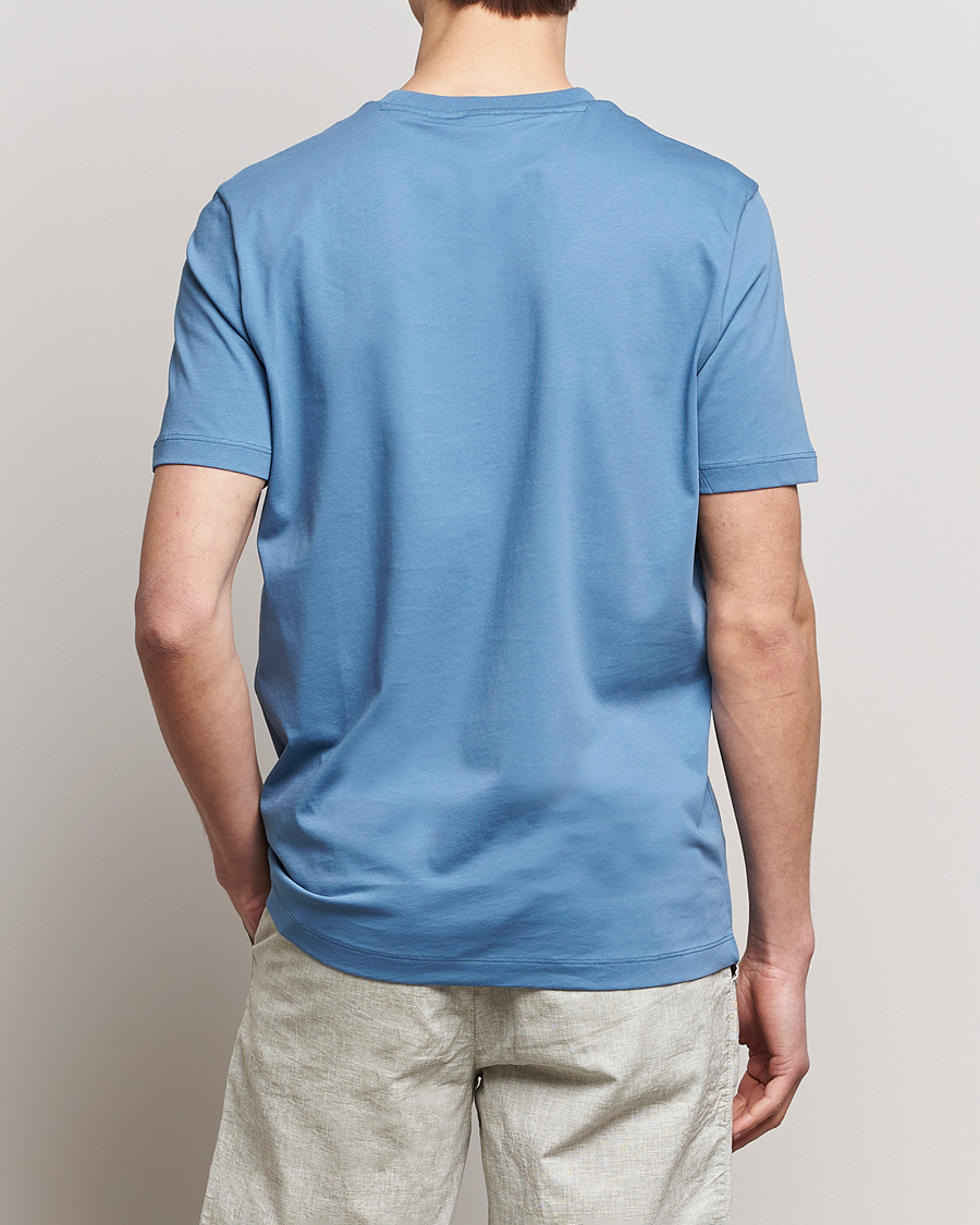 Herren | T-Shirts | BOSS BLACK | Thompson Crew Neck T-Shirt Light Blue