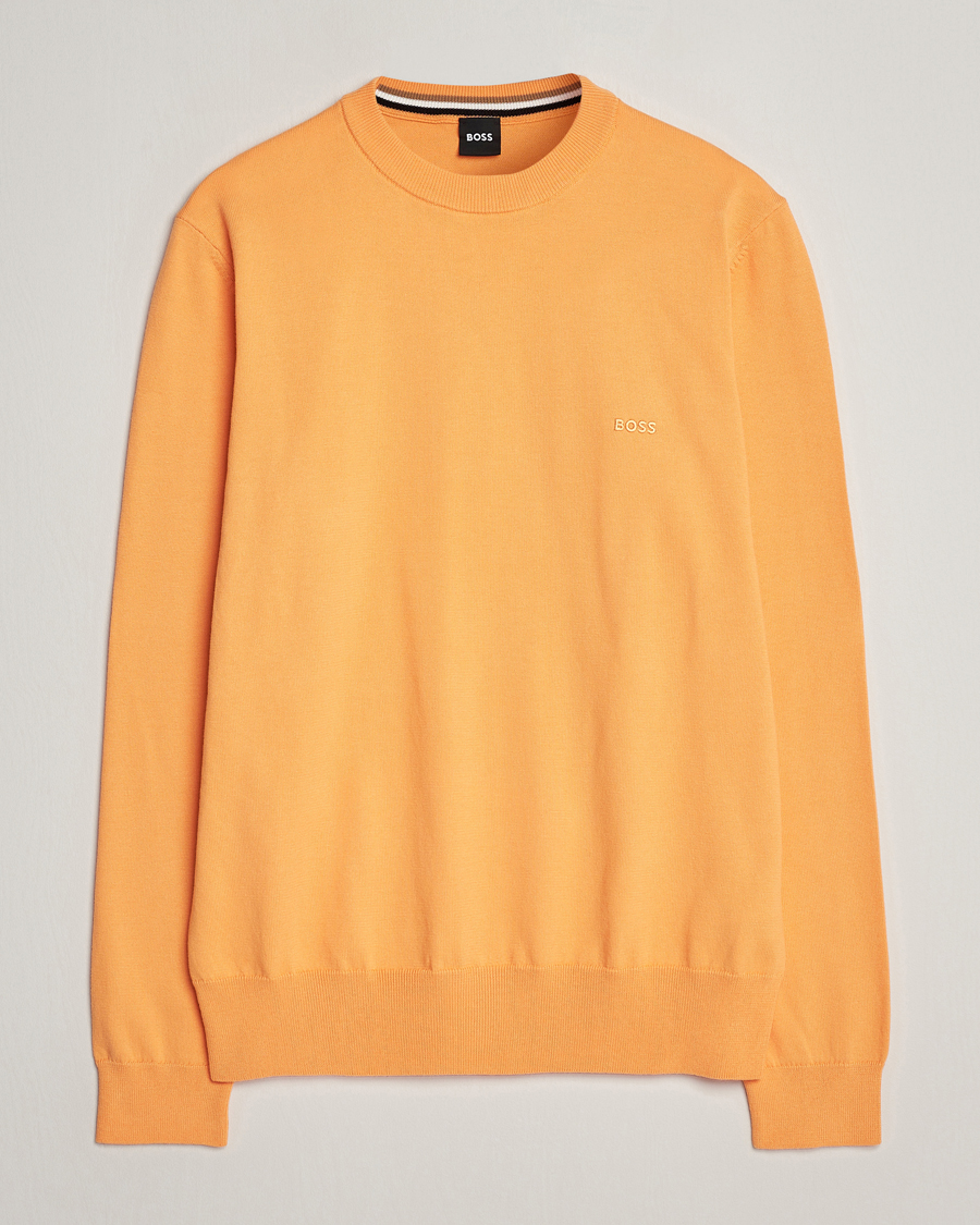 Herren | Pullover | BOSS BLACK | Pacas Crew Neck Pullover Medium Orange