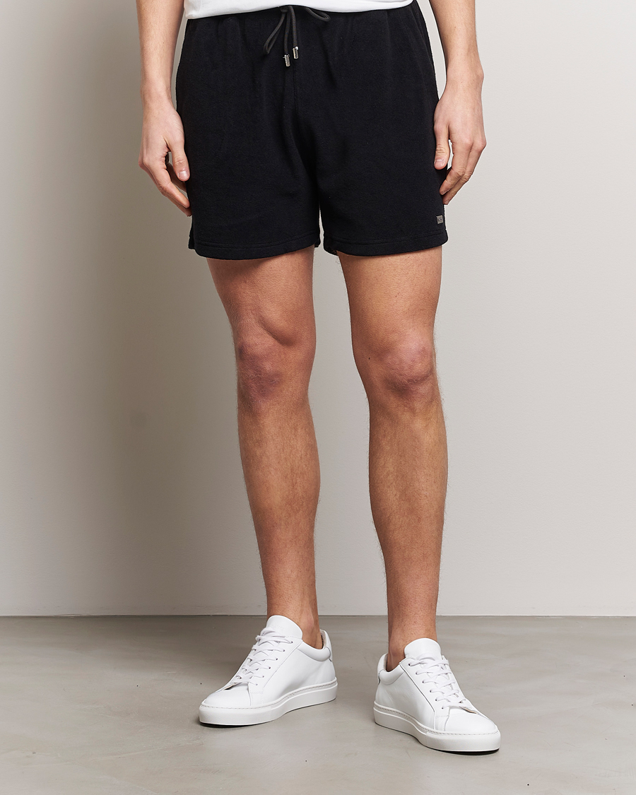 Herren | Shorts | BOSS BLACK | Terry Shorts Black