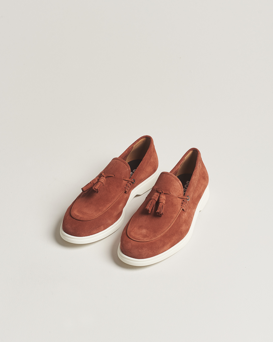Herren | BOSS BLACK Sienne Tassle Loafer Suede Open Brown | BOSS BLACK | Sienne Tassle Loafer Suede Open Brown