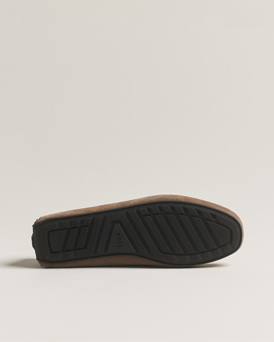Herren | BOSS BLACK Noel Car Shoe Suede Medium Beige | BOSS BLACK | Noel Car Shoe Suede Medium Beige