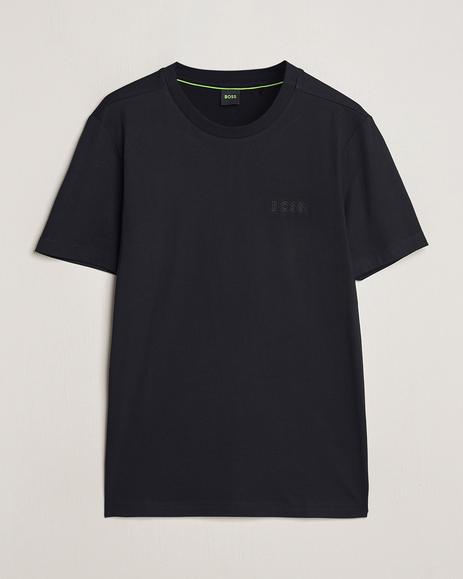 Herren | T-Shirts | BOSS GREEN | Crew Neck T-Shirt Black