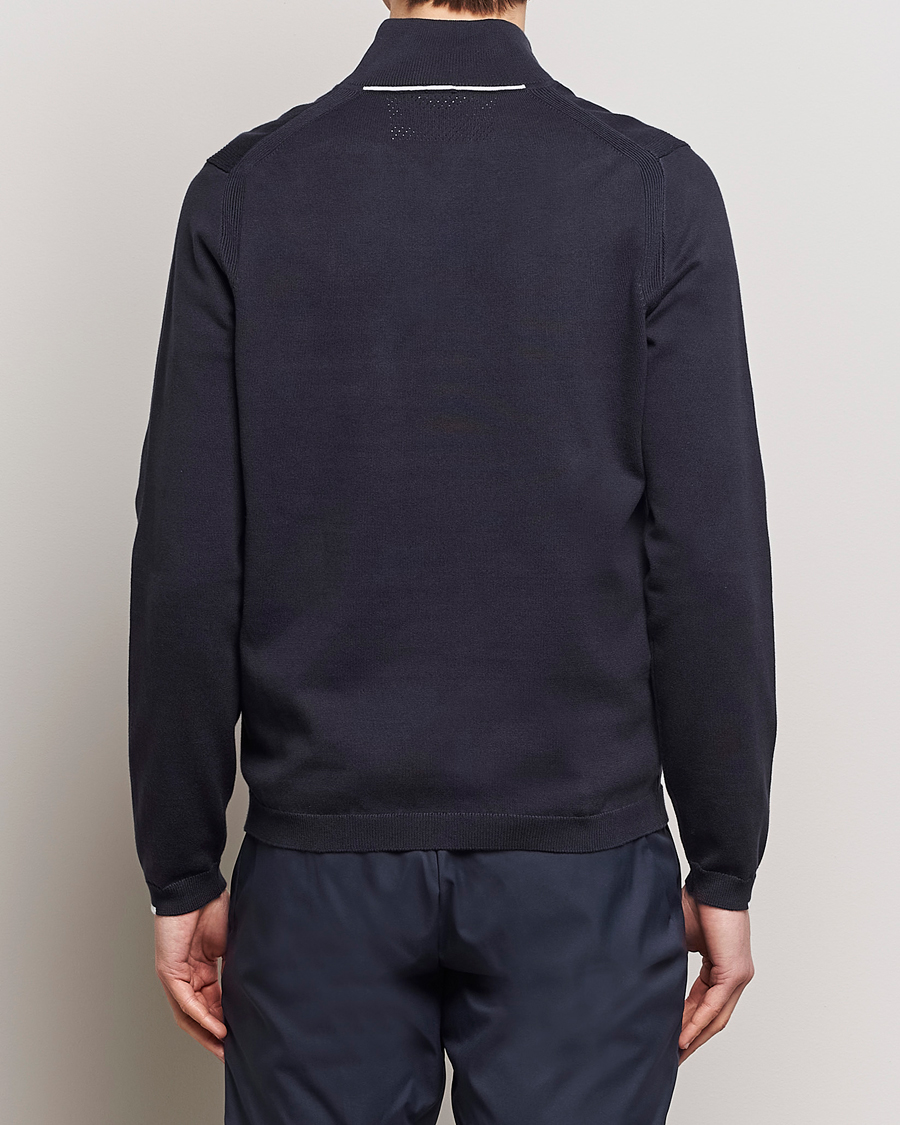 Herren | Pullover | BOSS GREEN | Ever Knitted Half Zip Dark Blue