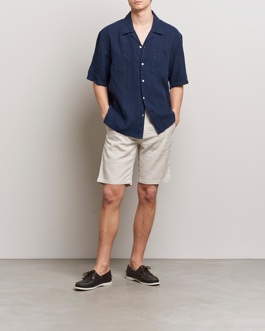 Herren | Shorts | BOSS ORANGE | Tapered Chino Drawstring Shorts Light Beige