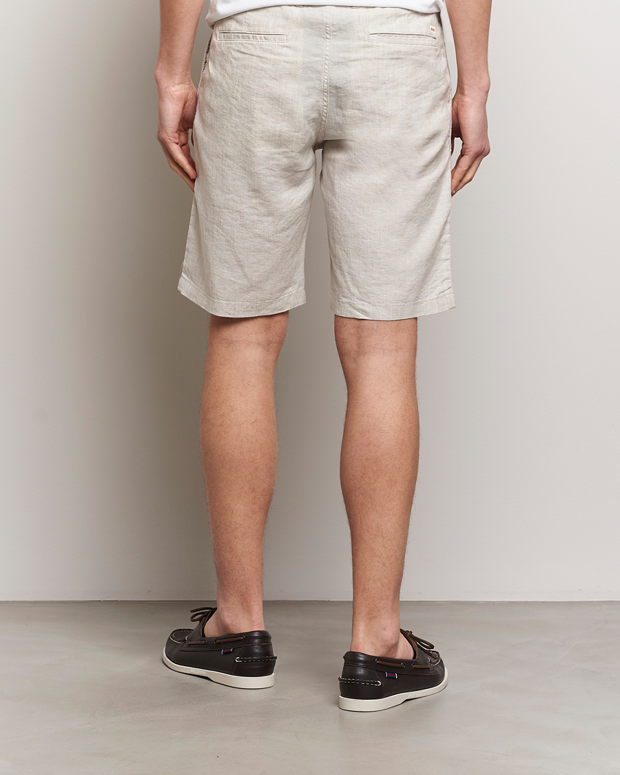 Herren | Shorts | BOSS ORANGE | Tapered Chino Drawstring Shorts Light Beige