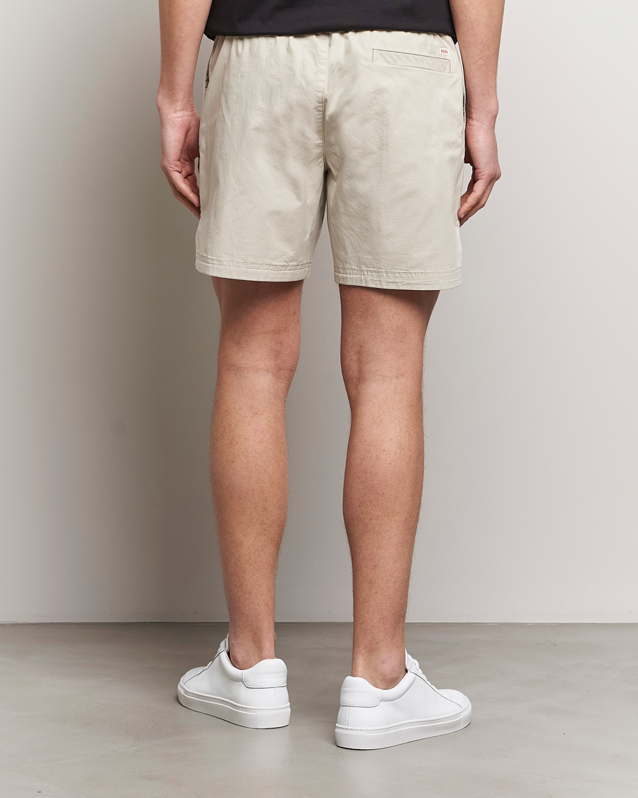 Herren | Shorts | BOSS ORANGE | Sandrew Cotton Shorts Light Beige