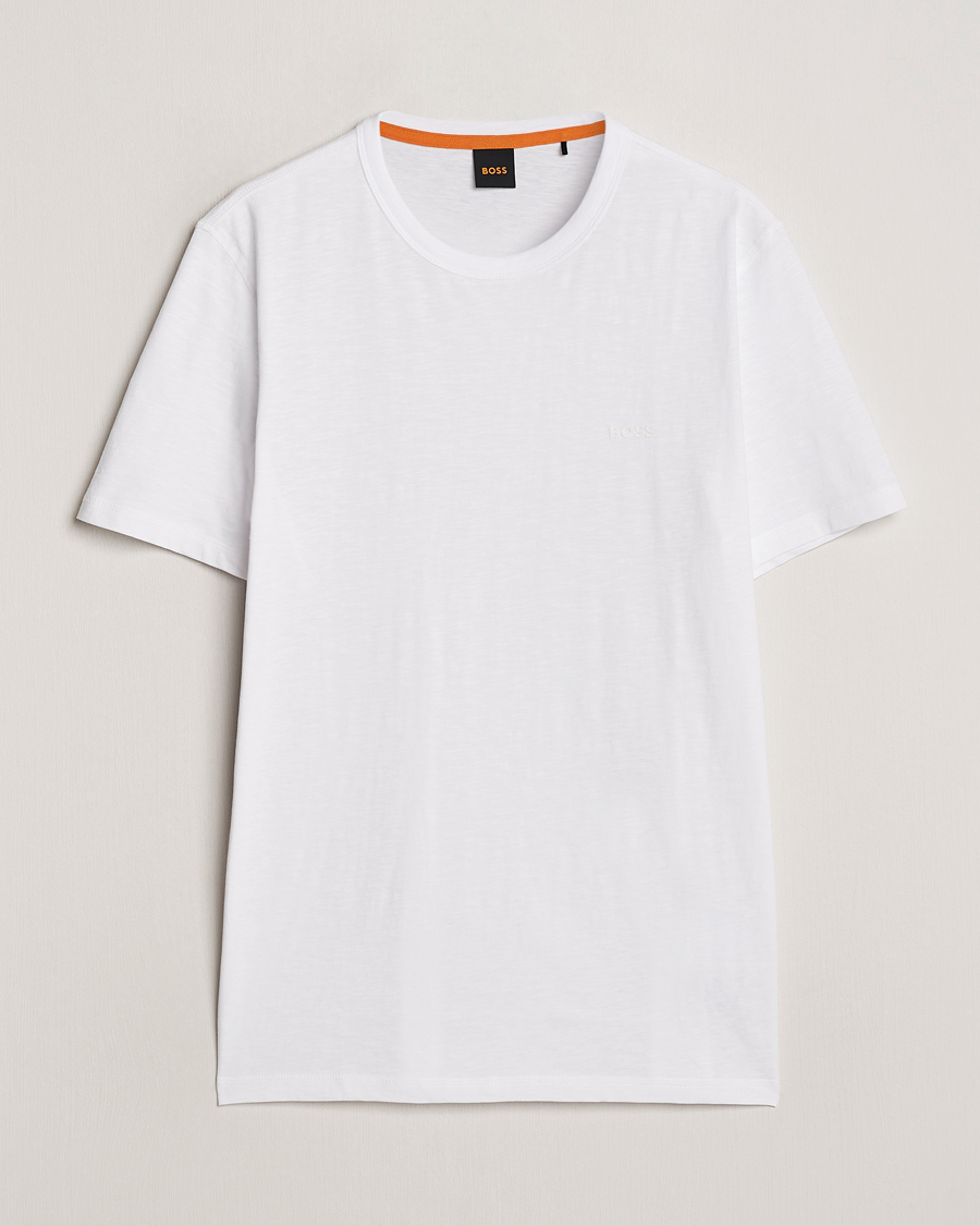Herren | T-Shirts | BOSS ORANGE | Tegood Crew Neck T-Shirt White
