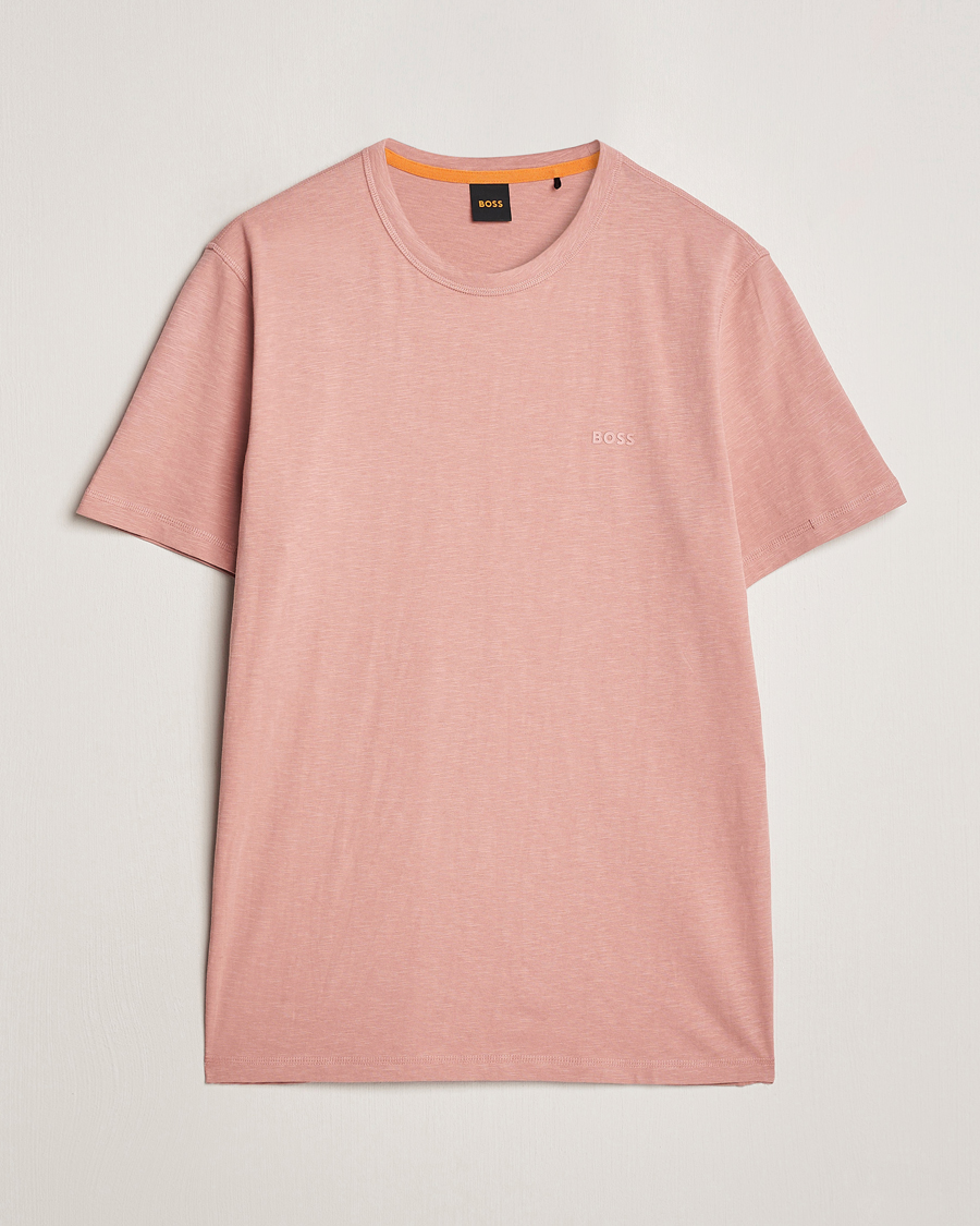 Herren | T-Shirts | BOSS ORANGE | Tegood Crew Neck T-Shirt Open Pink