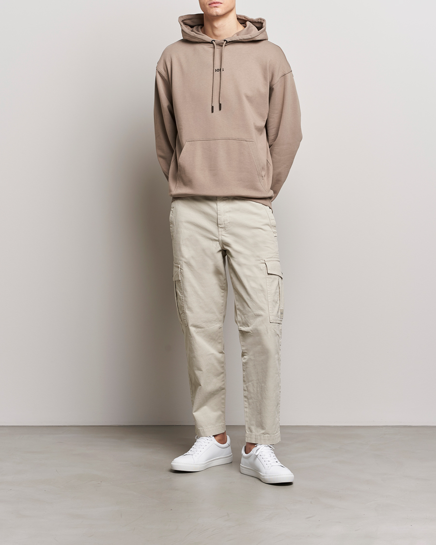 Herren | Pullover | BOSS ORANGE | WeSmall Logo Hoodie Open Brown