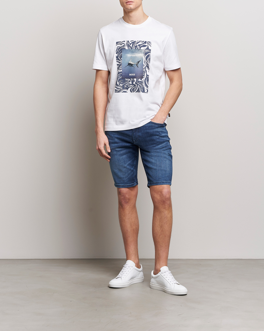 Herren | T-Shirts | BOSS ORANGE | Tucan Printed Crew Neck T-Shirt Natural