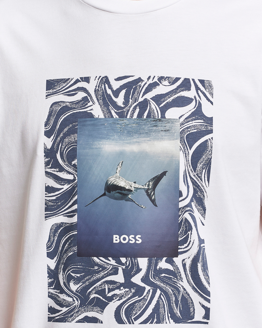 Herren | T-Shirts | BOSS ORANGE | Tucan Printed Crew Neck T-Shirt Natural