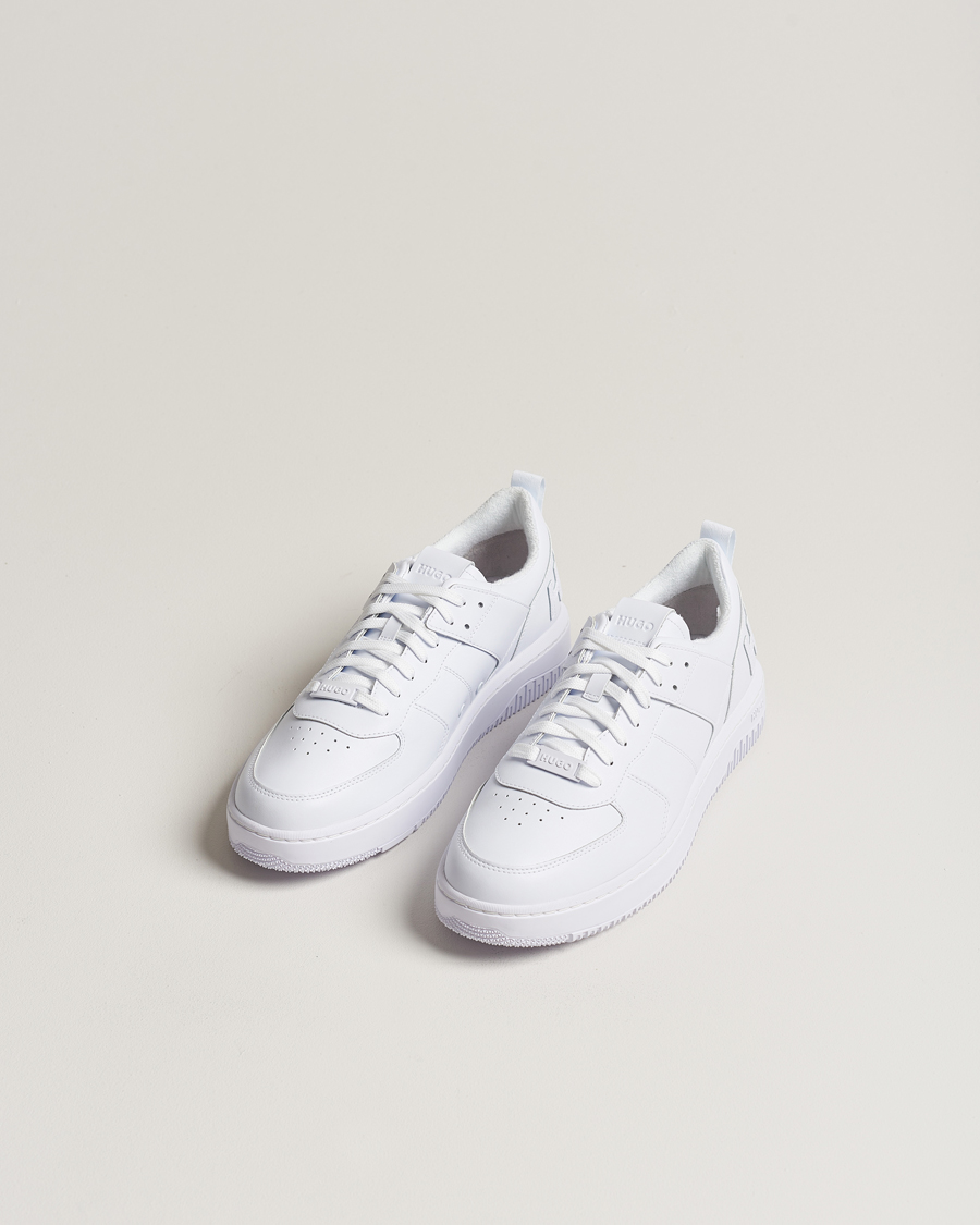Herren | HUGO Kilian Leather Sneaker White | HUGO | Kilian Leather Sneaker White