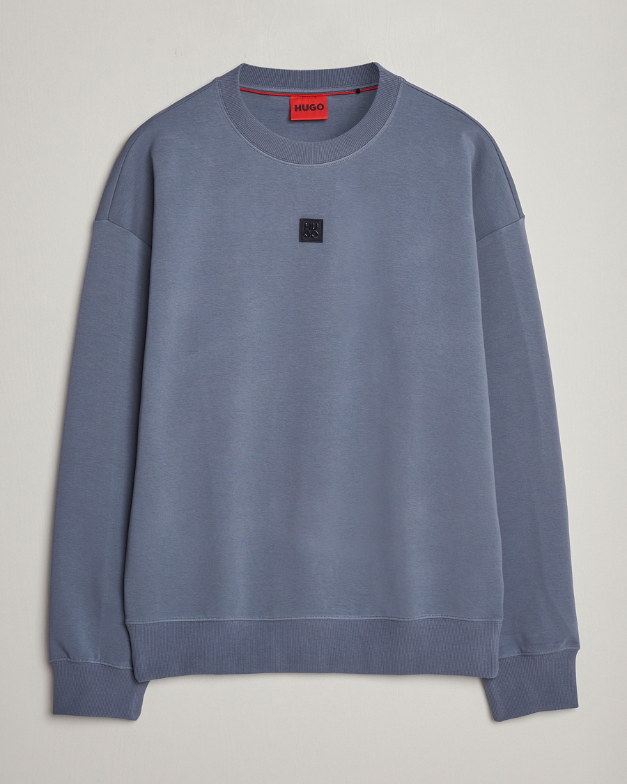 Herren | Pullover | HUGO | Dettil Logo Sweatshirt Open Blue