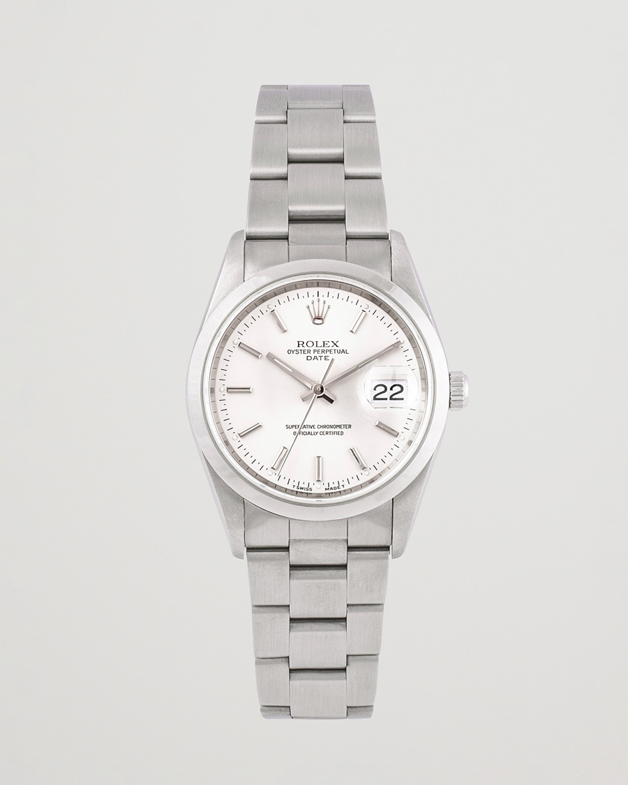 Herren | Rolex Pre-Owned Date 15200 Oyster Perpetual Silver | Rolex Pre-Owned | Date 15200 Oyster Perpetual Silver