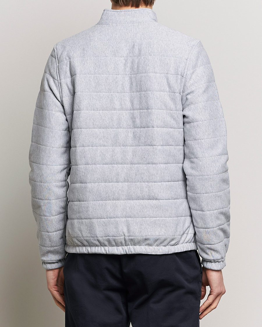 Herren | Pullover | Stenströms | Cotton Collage Zip Jacket Grey