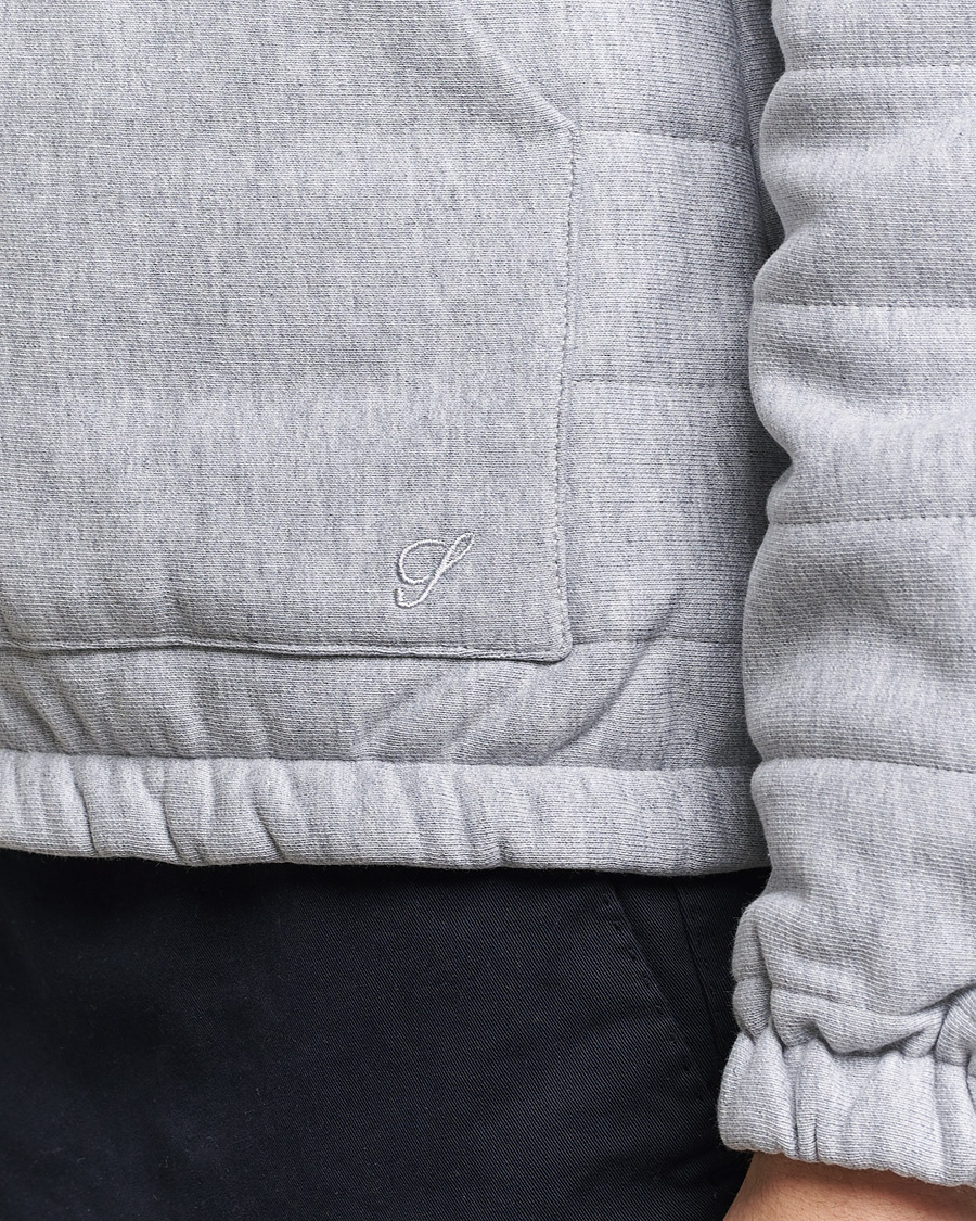 Herren | Pullover | Stenströms | Cotton Collage Zip Jacket Grey