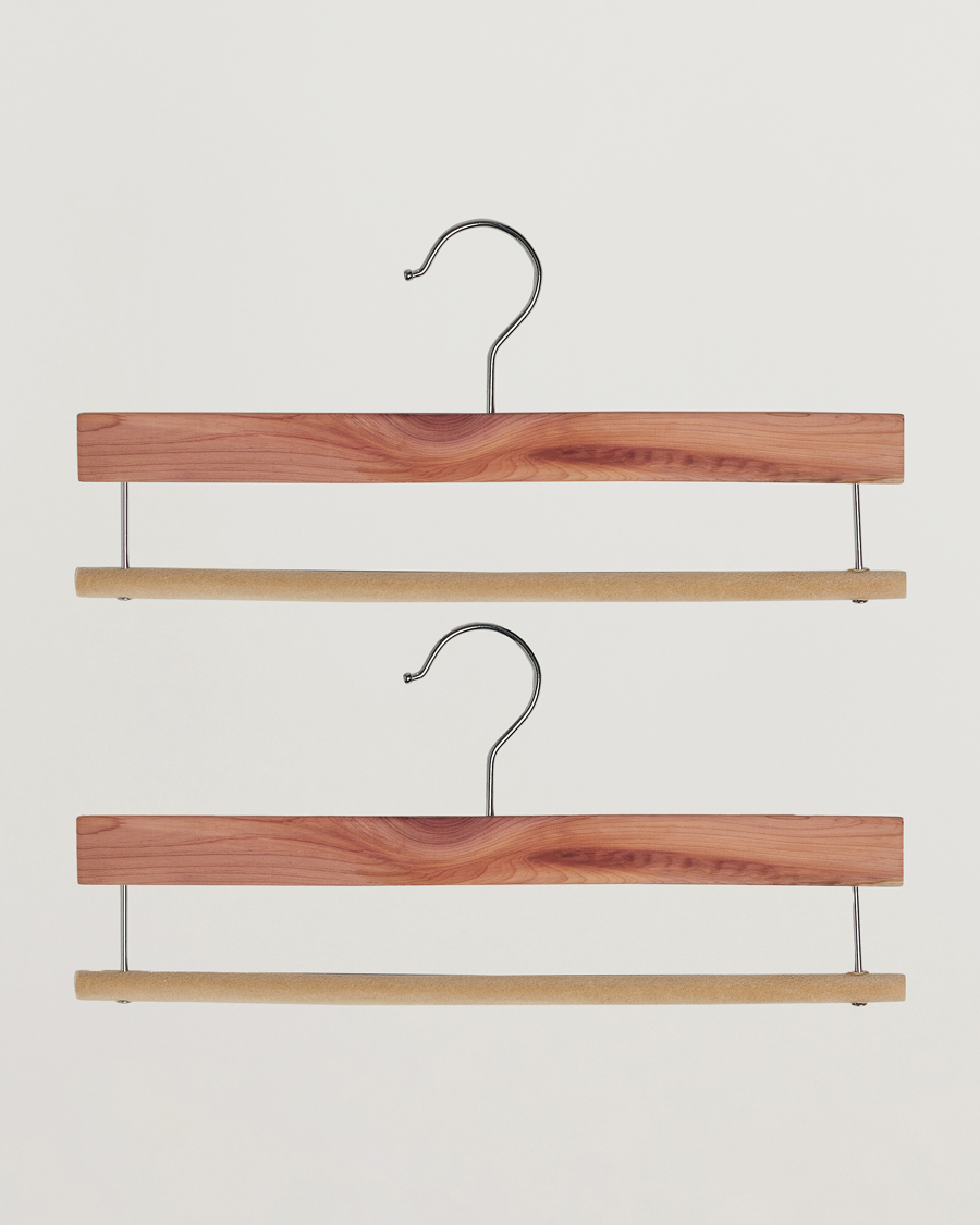 Herren | Textilpflege | Care with Carl | 2-Pack Cedar Wood Trouser Hangers