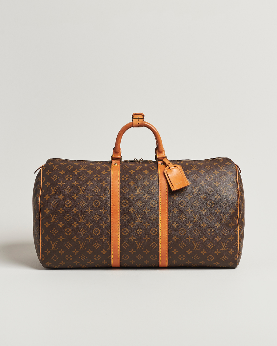 Herren | Louis Vuitton Pre-Owned Keepall 55 Bag Monogram | Louis Vuitton Pre-Owned | Keepall 55 Bag Monogram