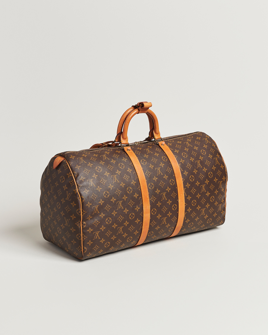 Herren | Louis Vuitton Pre-Owned Keepall 55 Bag Monogram | Louis Vuitton Pre-Owned | Keepall 55 Bag Monogram
