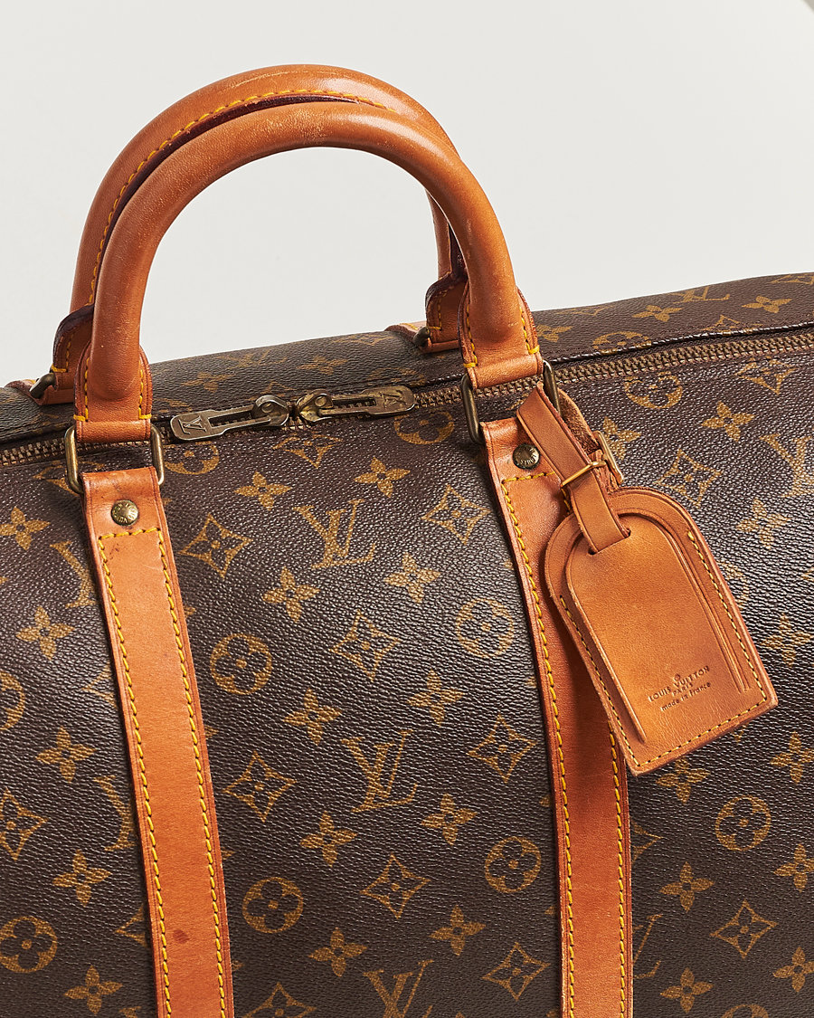 Herren | Louis Vuitton Pre-Owned Keepall 55 Bag Monogram | Louis Vuitton Pre-Owned | Keepall 55 Bag Monogram