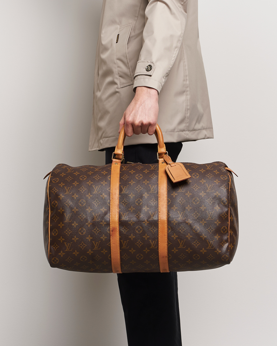 Herren | Louis Vuitton Pre-Owned Keepall 50 Bag Monogram | Louis Vuitton Pre-Owned | Keepall 50 Bag Monogram