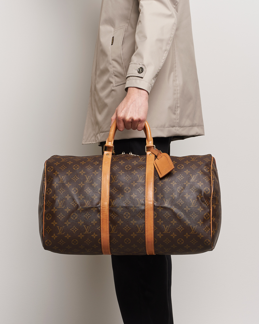 Herren | Louis Vuitton Pre-Owned Keepall 50 Bag Monogram | Louis Vuitton Pre-Owned | Keepall 50 Bag Monogram