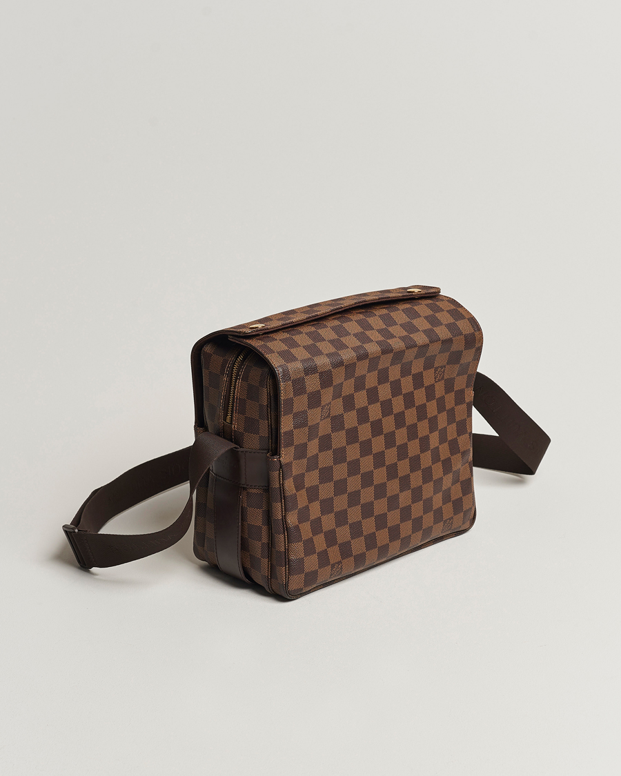 Herren | Louis Vuitton Pre-Owned Naviglio Messenger Bag Damier Ebene | Louis Vuitton Pre-Owned | Naviglio Messenger Bag Damier Ebene