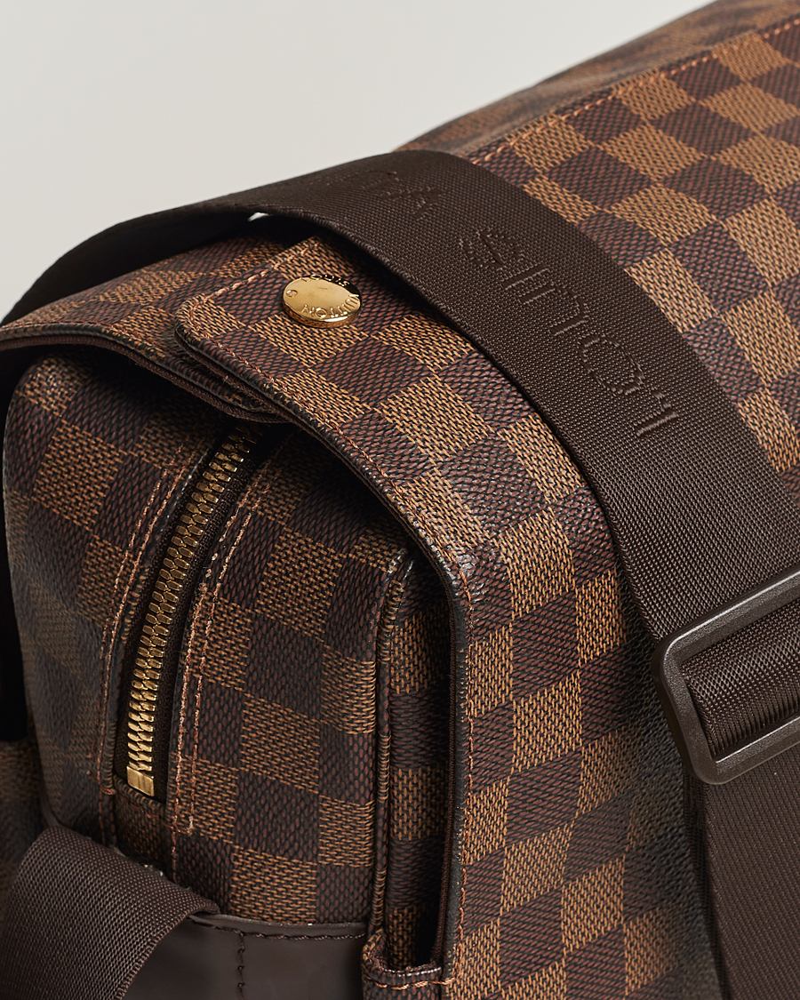 Herren | Louis Vuitton Pre-Owned Naviglio Messenger Bag Damier Ebene | Louis Vuitton Pre-Owned | Naviglio Messenger Bag Damier Ebene