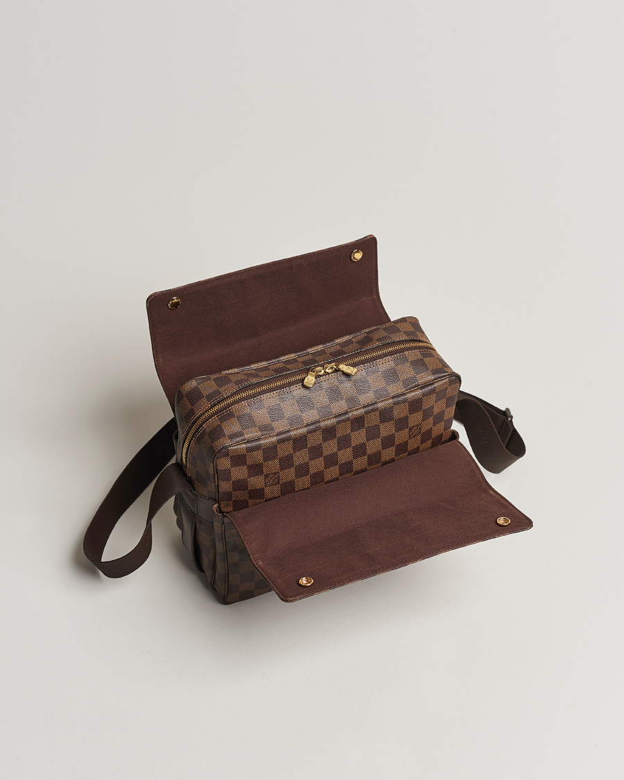Herren | Louis Vuitton Pre-Owned Naviglio Messenger Bag Damier Ebene | Louis Vuitton Pre-Owned | Naviglio Messenger Bag Damier Ebene