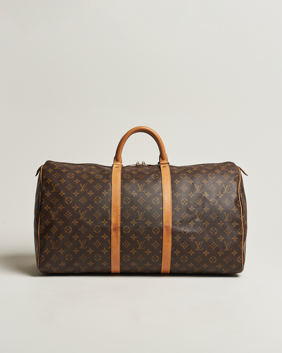 Herren | Louis Vuitton Pre-Owned Keepall 55 Bag Monogram | Louis Vuitton Pre-Owned | Keepall 55 Bag Monogram