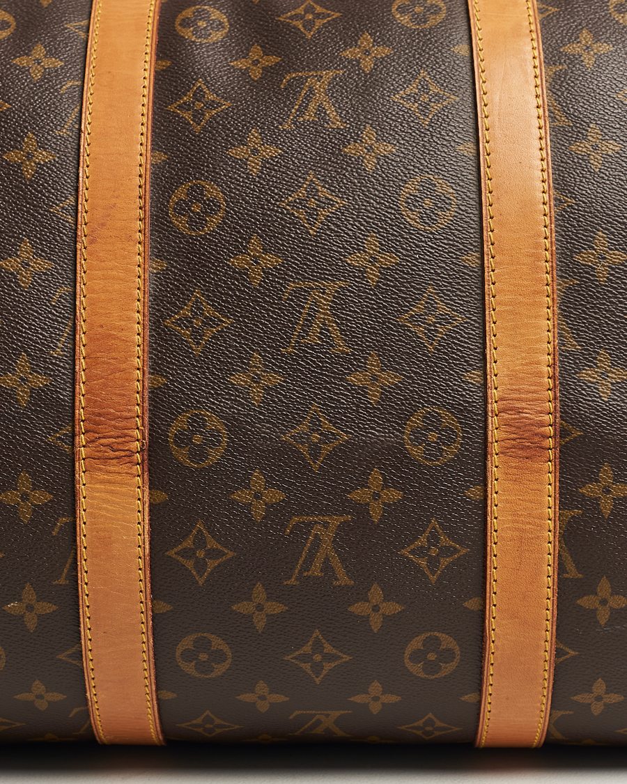 Herren | Louis Vuitton Pre-Owned Keepall 55 Bag Monogram | Louis Vuitton Pre-Owned | Keepall 55 Bag Monogram
