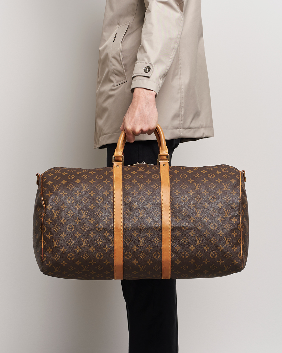 Herren | Louis Vuitton Pre-Owned Keepall Bandoulière 55 Monogram | Louis Vuitton Pre-Owned | Keepall Bandoulière 55 Monogram