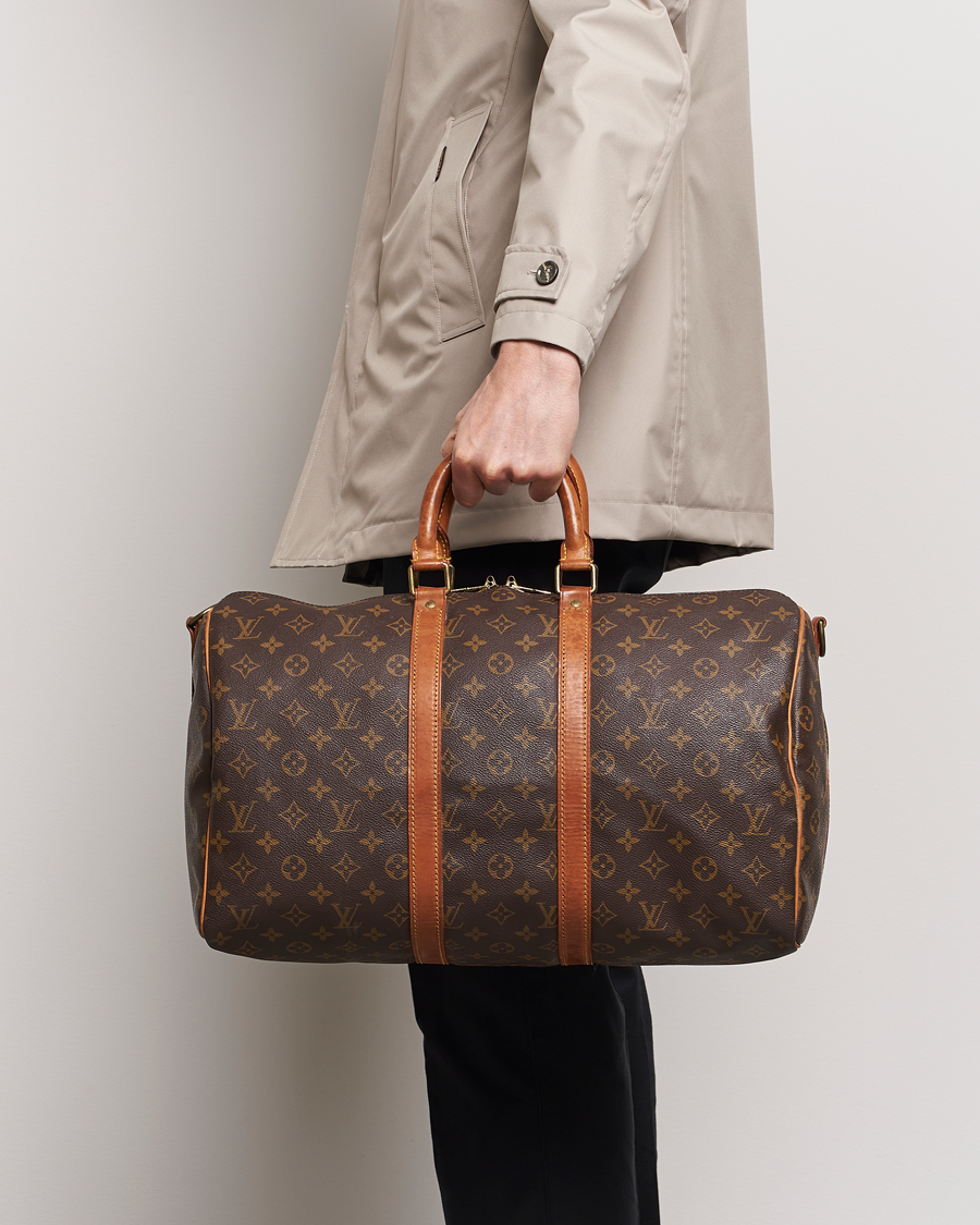 Herren | Louis Vuitton Pre-Owned Keepall Bandoulière 45 Monogram | Louis Vuitton Pre-Owned | Keepall Bandoulière 45 Monogram