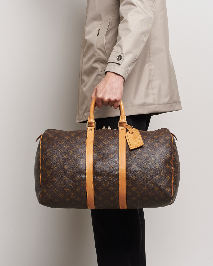 Herren | Louis Vuitton Pre-Owned Keepall 45 Bag Monogram | Louis Vuitton Pre-Owned | Keepall 45 Bag Monogram