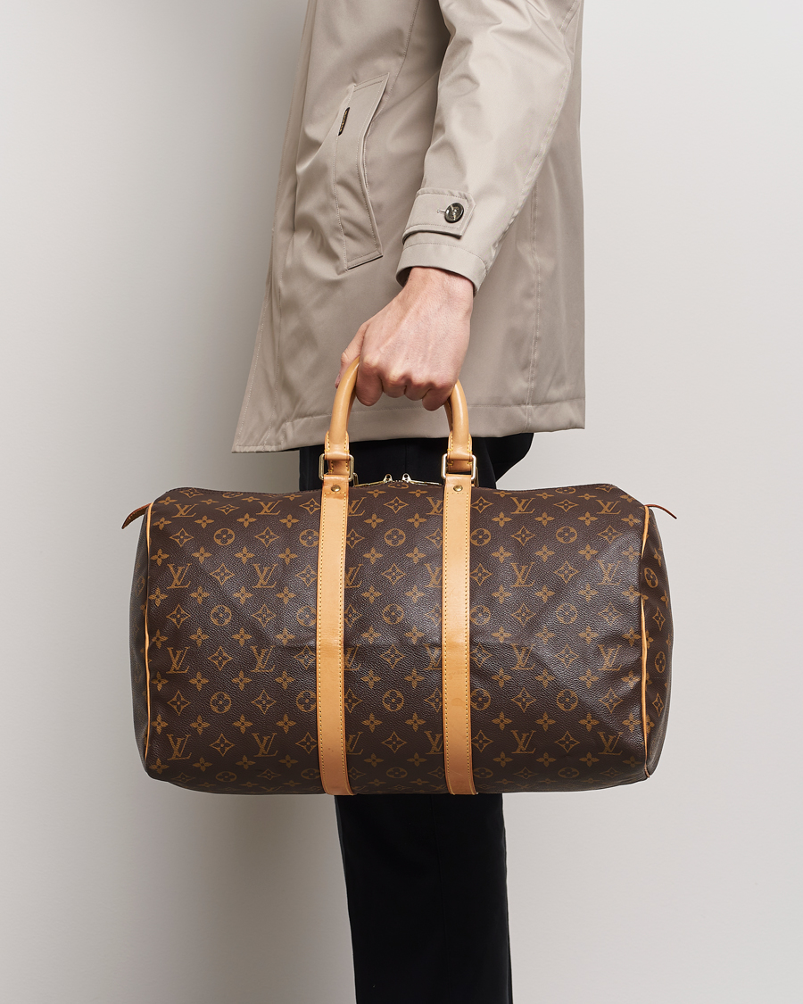 Herren | Louis Vuitton Pre-Owned Keepall 45 Bag Monogram | Louis Vuitton Pre-Owned | Keepall 45 Bag Monogram