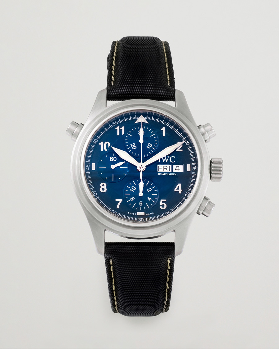 Herren | IWC Pre-Owned Doppelchronograph IW3713 Silver | IWC Pre-Owned | Doppelchronograph IW3713 Silver