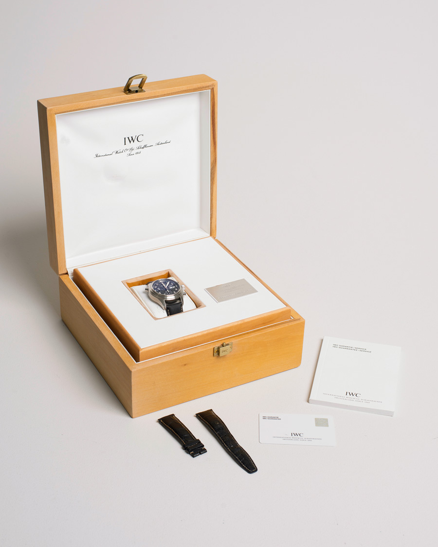 Herren | IWC Pre-Owned Doppelchronograph IW3713 Silver | IWC Pre-Owned | Doppelchronograph IW3713 Silver