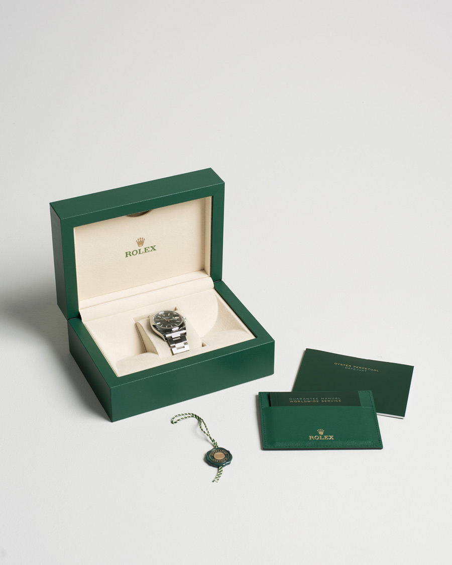 Herren | Rolex Pre-Owned Datejust Palm Motif 126200 Silver | Rolex Pre-Owned | Datejust Palm Motif 126200 Silver