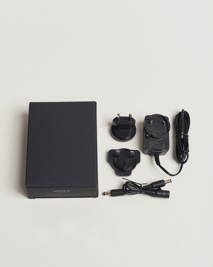 Herren | WOLF WM Brown Single Watch Winder Tweed Brown | WOLF | WM Brown Single Watch Winder Tweed Brown