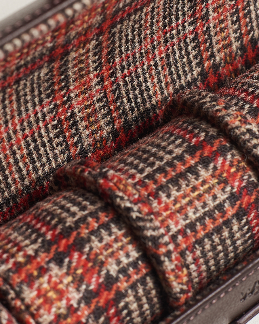 Herren | WOLF WM Brown Triple Watch Roll Tweed Brown | WOLF | WM Brown Triple Watch Roll Tweed Brown