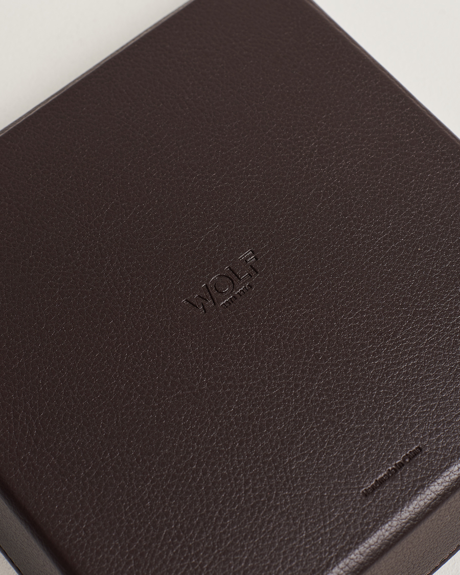 Herren | WOLF WM Brown Coin Tray Tweed Brown | WOLF | WM Brown Coin Tray Tweed Brown