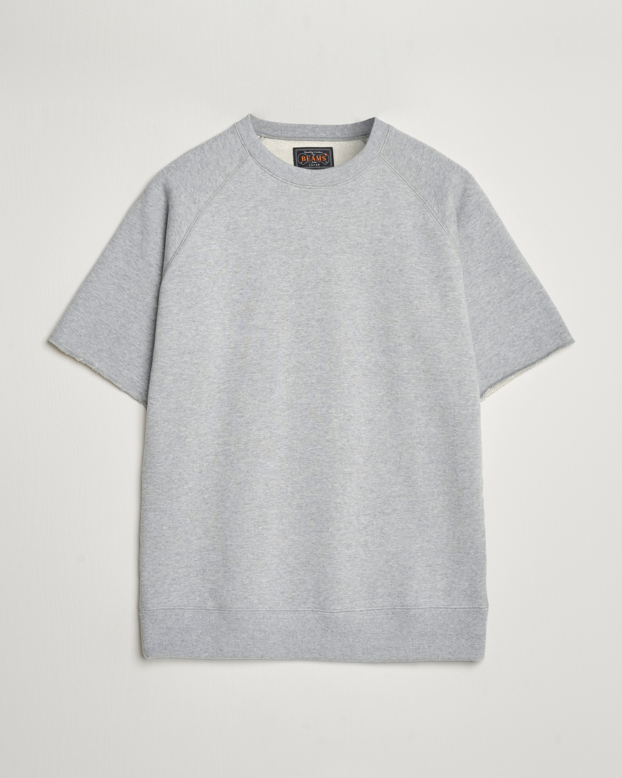 Herren | T-Shirts | BEAMS PLUS | Cut Off Sweatshirt Light Grey