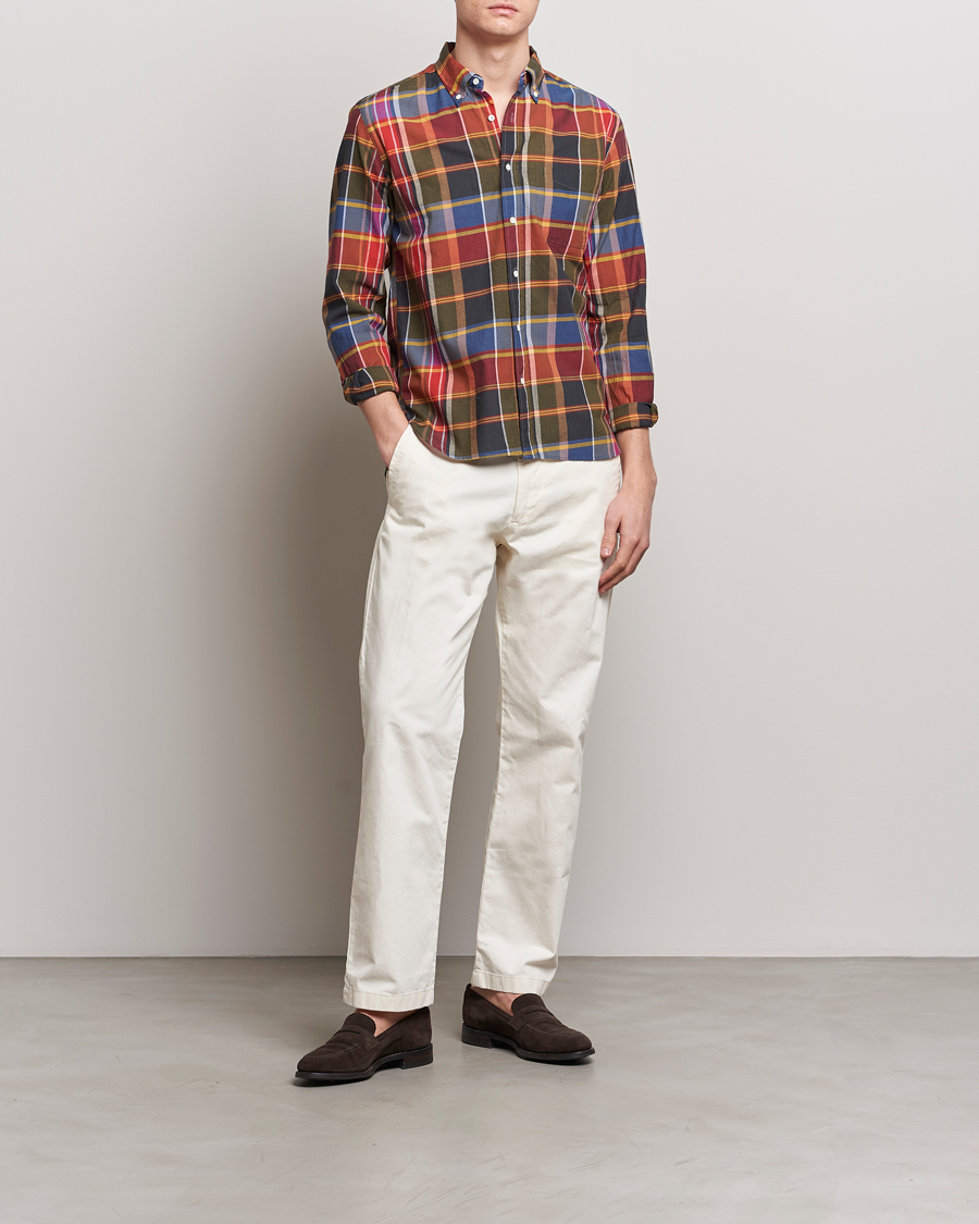 Herren | Hemden | BEAMS PLUS | Button Down Madras Shirt Red Check